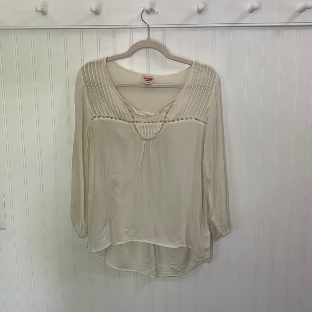 Mossimo Peasant Top Ivory